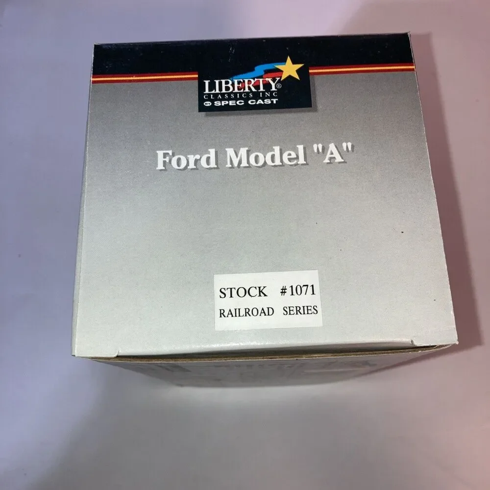 Liberty Classics Ford Model A Railroad Series Rock Island Diecast Bank ~ #1071